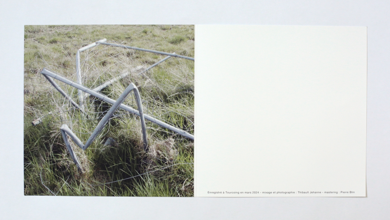 Pochette du vinyle de field recording