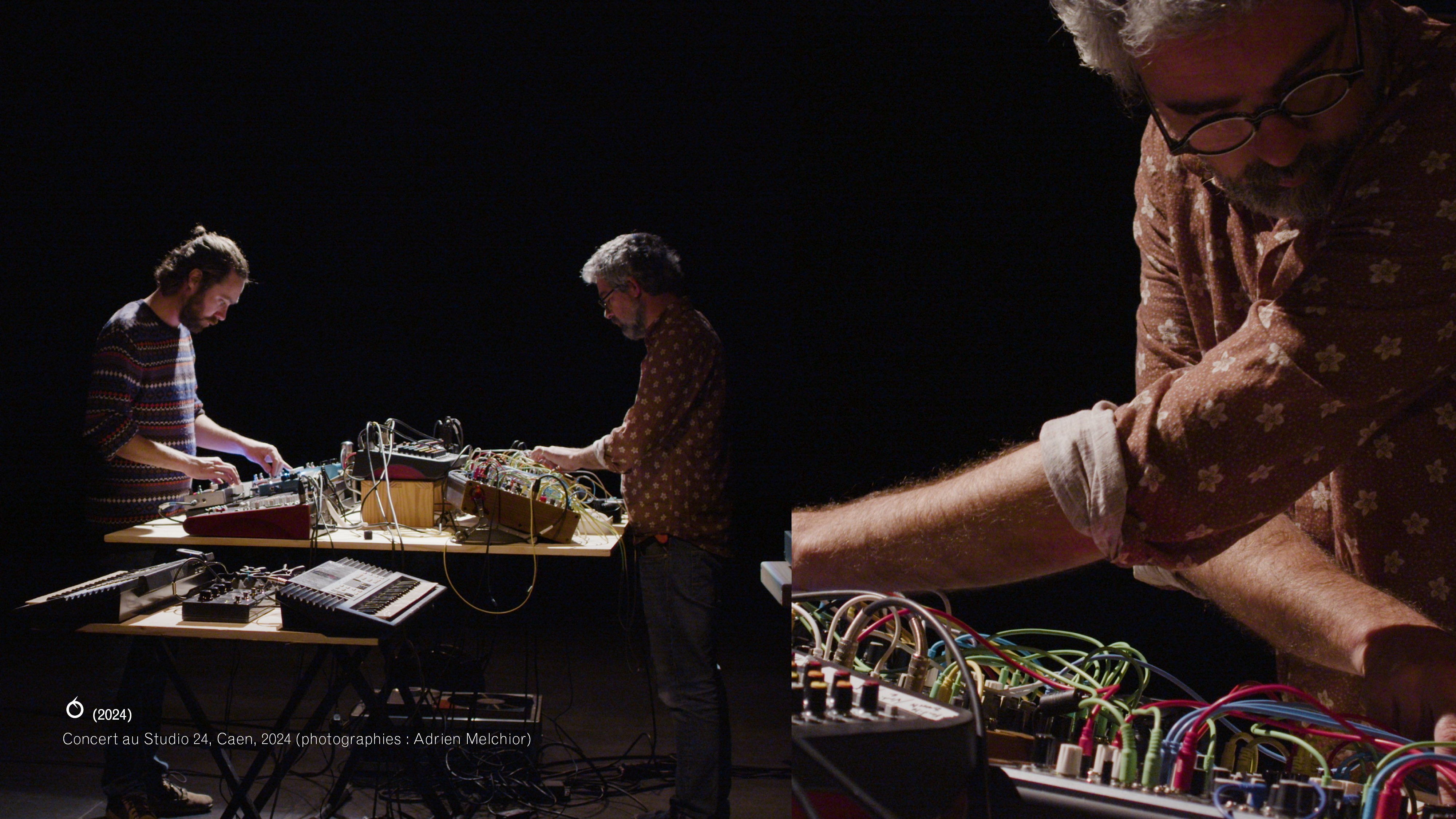 Concert au Studio 24 à Caen de la performance sonore