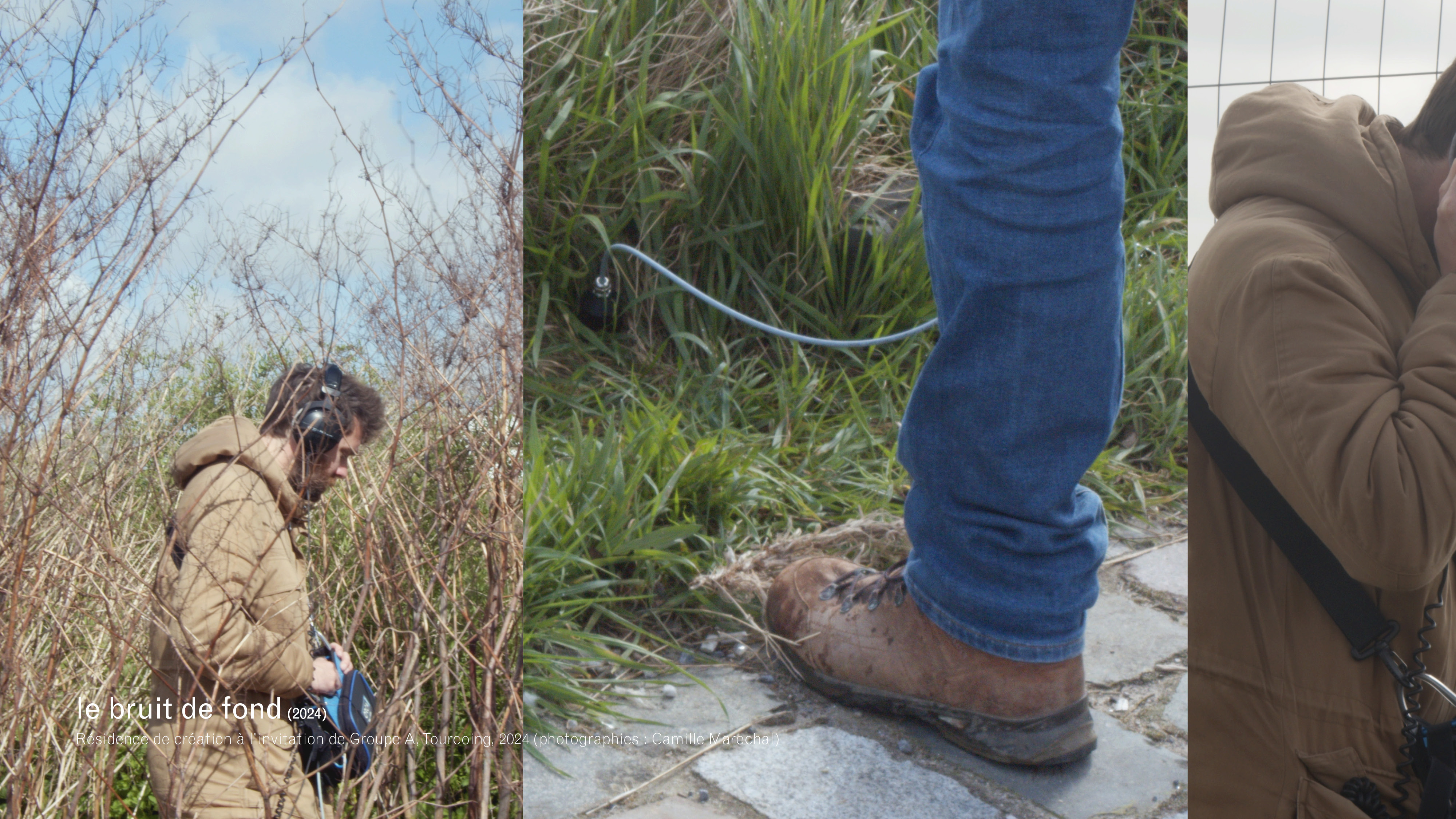 Résidence de création sonore de Thibault Jehanne à l'invitation du Groupe A à Tourcoing
