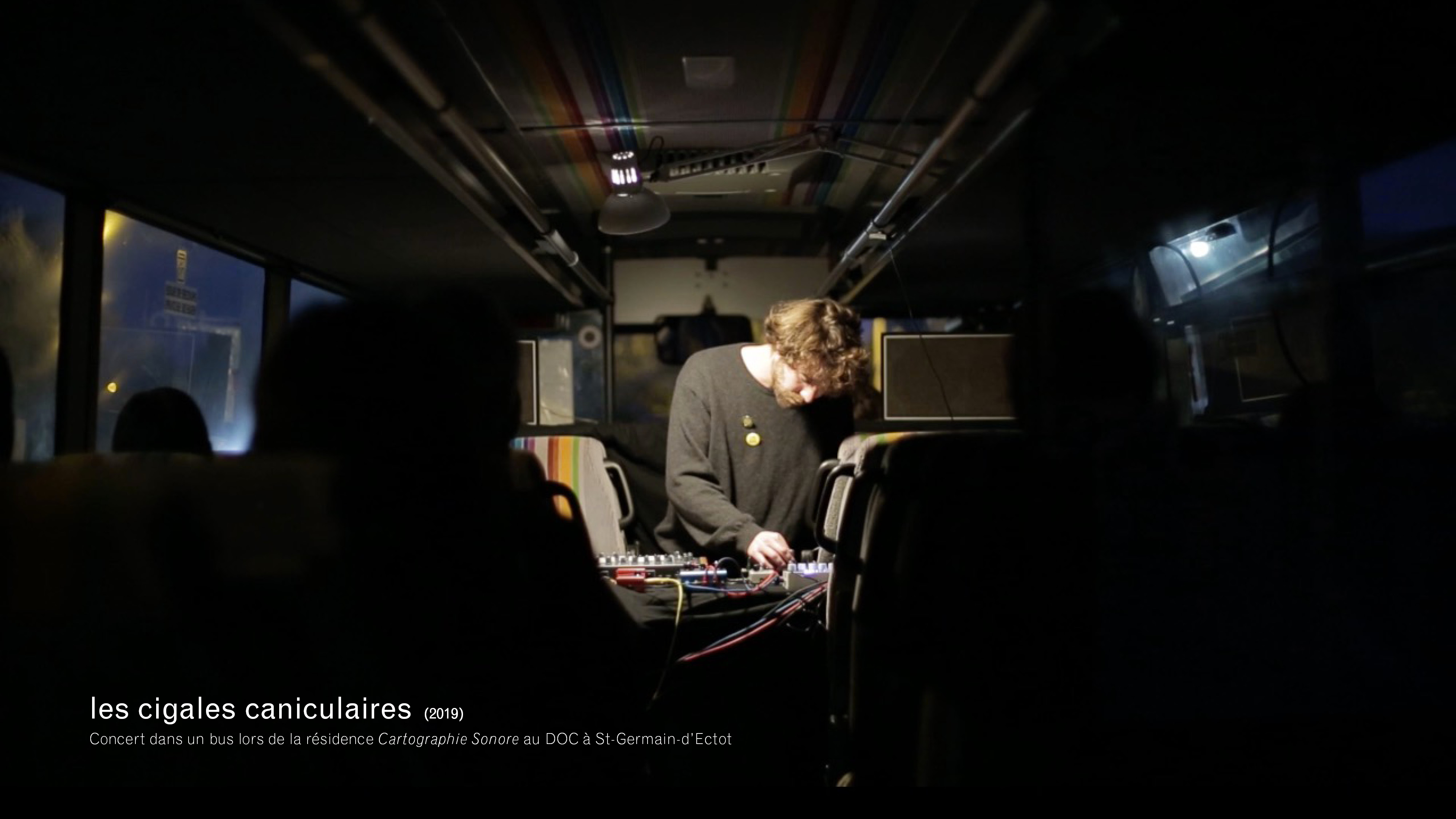 Concert de Thibault Jehanne au DOC lors de la résidence Cartographie Sonore